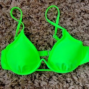 Target Xhilaration bikini, Neon Green, Size Medium
